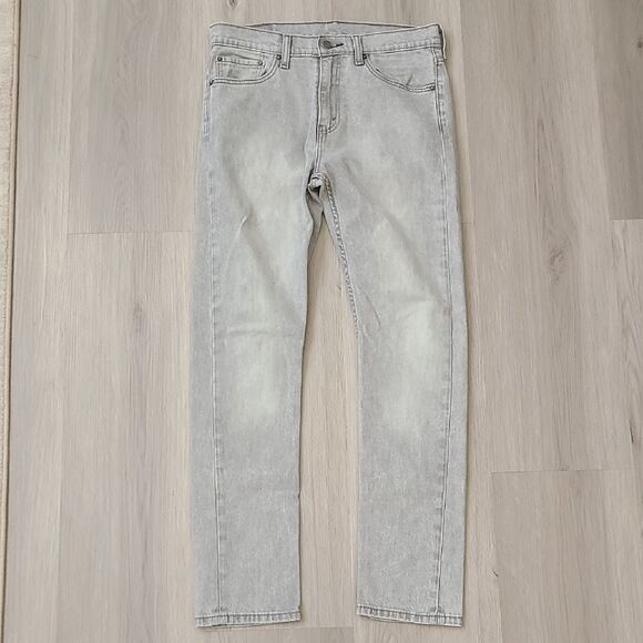 Levi's Gray Skinny Jeans 32x32 Men's Denim Pants Grunge Goth Classic Preppy - Picture 1 of 6